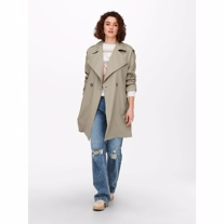 ONLY Trenchcoat Line Beige